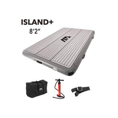 ISLAND- Inflatable Air Platform 2.5*1.6m/15cm Thickness (high pressure hand pump included)
