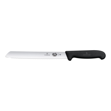Fibrox, bread knife, 21cm, wavy