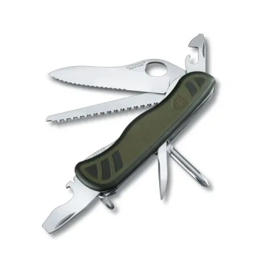 Swiss Soldier's Knife 08 Roheline/Must 