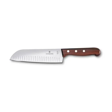 Wood, santoku knife, 17cm, straight