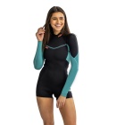 Jobe Sofia 3/2mm Shorty Longsleeve Wetsuit Women Vintage Teal