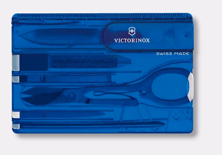 Swiss Card Classic, blue transparent